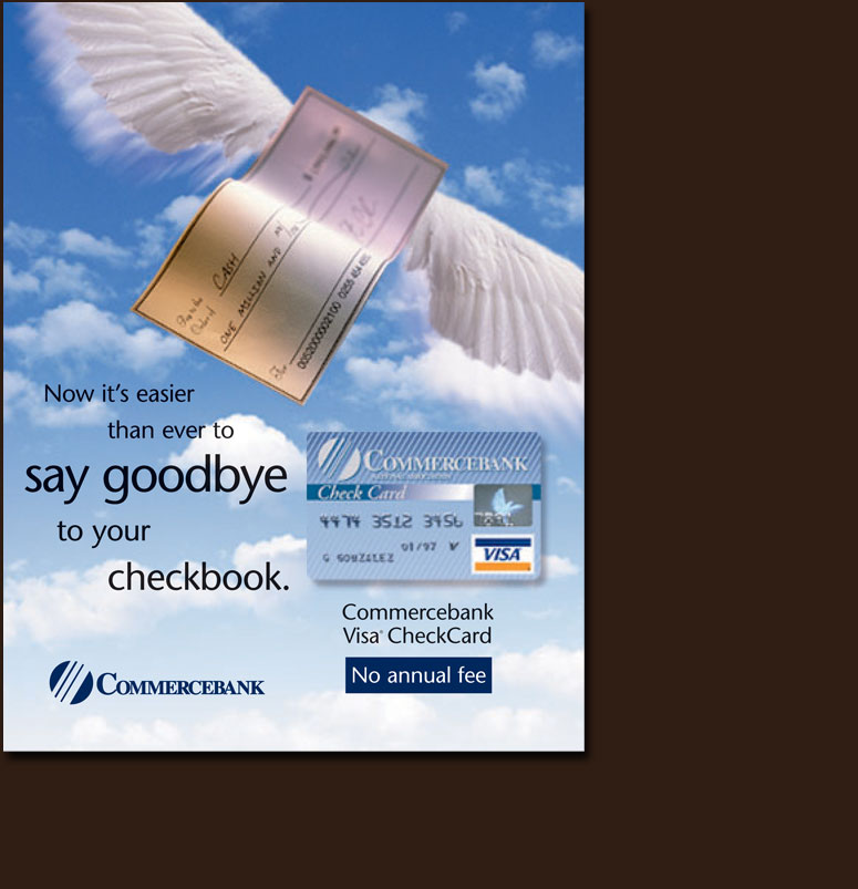 Commercebank Check Card ad