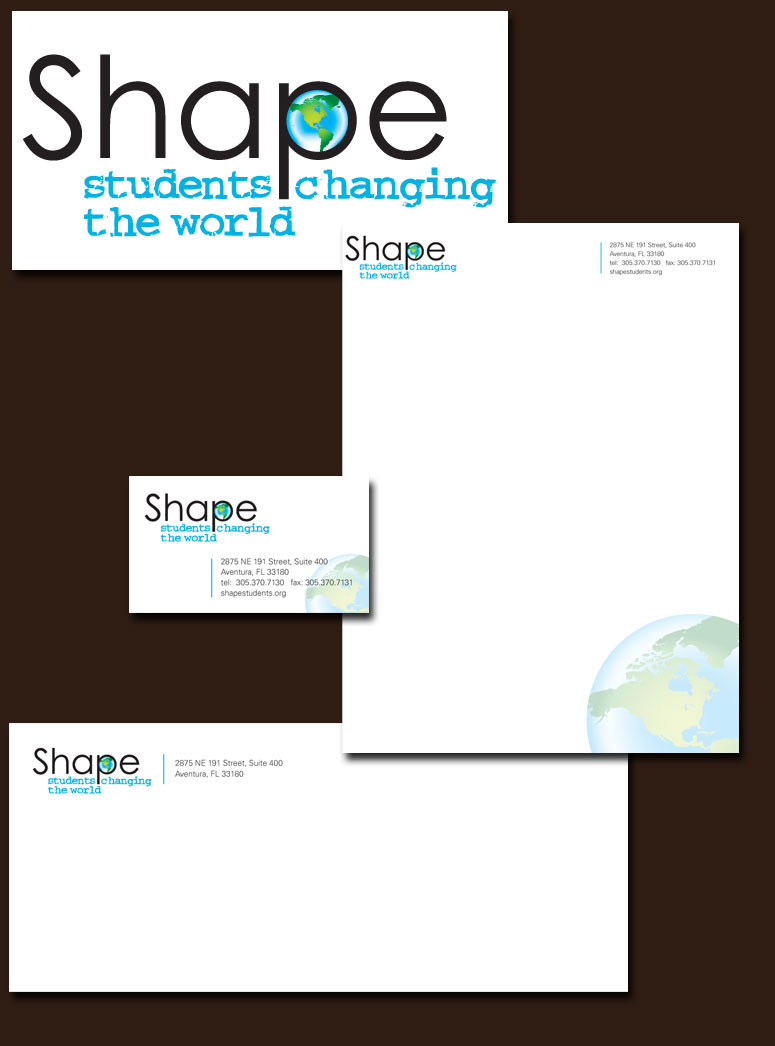 SHAPE Students Changing the World logo